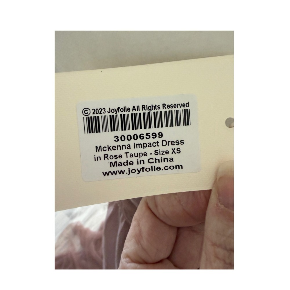 Mia Joy Joyfolie Mckenna Impact Maxi Dress Rose Taupe Wedding Dress XS - Picture 11 of 12